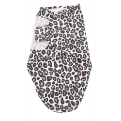 Bo Jungle B-Wrap Leopard small do 4 m-cy otulaczek bawełniany dla dziecka